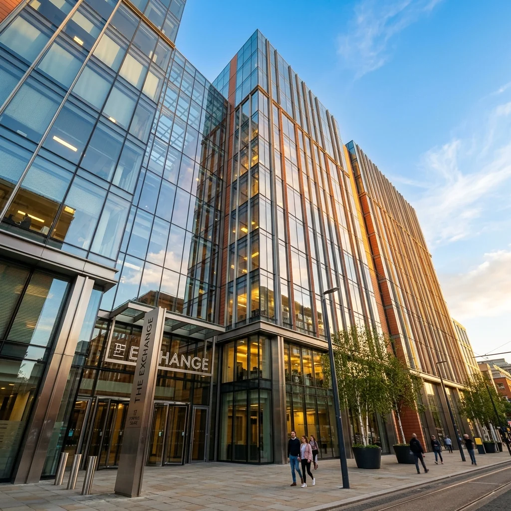 Modern commercial office building