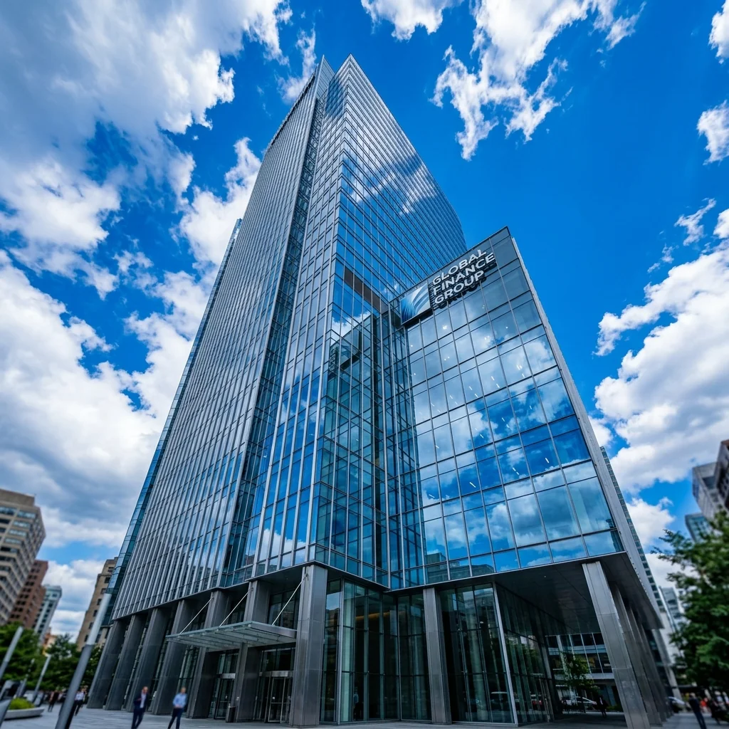 Modern commercial building